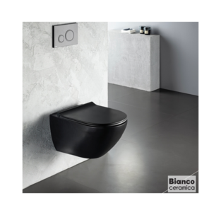 ΛΕΚΑΝΗ BIANCO CERAMICA REMO RIMLESS ΚΡΕΜΑΣΤΗ RM11500SC-401 56εκ.