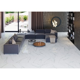 ΠΛΑΚΑΚΙ MARBLEOUS MATT WHITE RETT 75x75