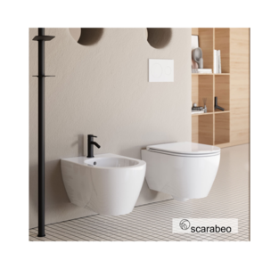 ΛΕΚΑΝΗ SCARABEO MOON CLEAN FLUSΗ® ΚΡΕΜΑΣΤΗ 552000SC-300 50.5εκ.