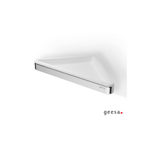 ΓΩΝΙΑΚΗ ΕΤΑΖΕΡΑ FRAME 8803-300 ΧΡΩΜΙΟ-ΛΕΥΚΟ ΜΑΤ GEESA