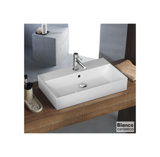 ΝΙΠΤΗΡΑΣ BIANCO CERAMICA TETRA N ΕΠΙΤΡΑΠΕΖΙΟΣ 32070-300 70x42εκ.