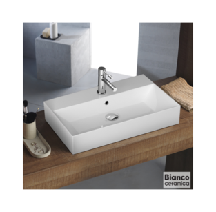 ΝΙΠΤΗΡΑΣ BIANCO CERAMICA TETRA N ΕΠΙΚΑΘΗΜΕΝΟΣ 32070-300 70x42εκ.