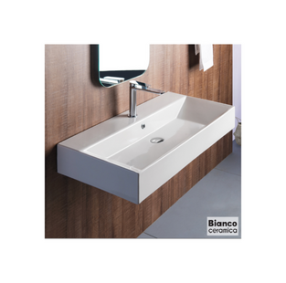 ΝΙΠΤΗΡΑΣ BIANCO CERAMICA TETRA N ΕΠΙΤΡΑΠΕΖΙΟΣ 32090-300 90x42εκ.